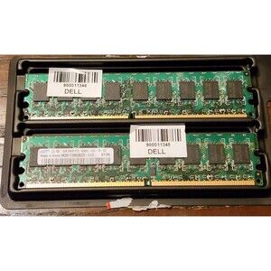 D6502 Samsung M391T2953EZ3-CE6 2x1GB PC2-5300E DDR2-667 2RX8 ECC DIMM Memory